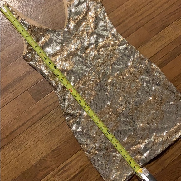As U Wish Sequin Gold/Silver Dress - Picture 8 of 8